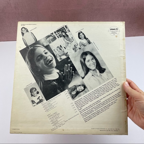 Songs From Sesame Street Golden Records Vinyl Music Nursery Hits Vintage - Picture 5 of 6